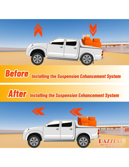 Ayuda de Resorte DAZZLAIT SSF-106-40 para Vehículos Cargados