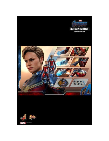 Figura Coleccionable Capitana Marvel Hot Toys 1/6 Escala