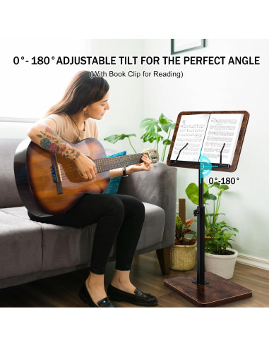 Mesa Lateral Ajustable MuiiuM - Bandeja Sofá Rústica 83.82 cm