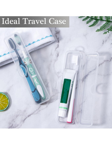Estuche de viaje para cepillos de dientes Gamdee - 2 unidades 20x4.7x3 cm