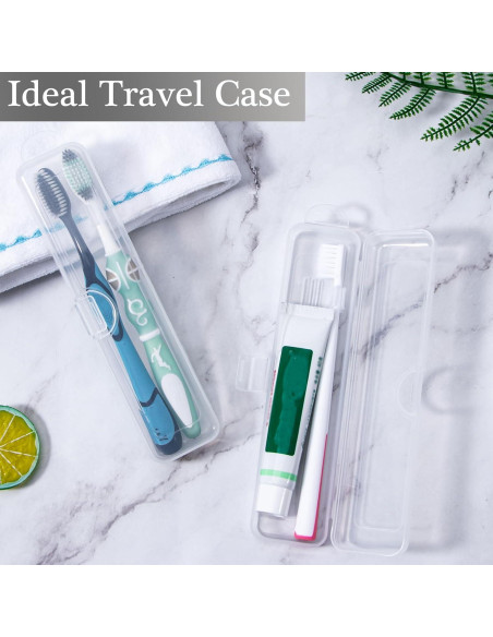 Estuche de viaje para cepillos de dientes Gamdee - 2 unidades 20x4.7x3 cm