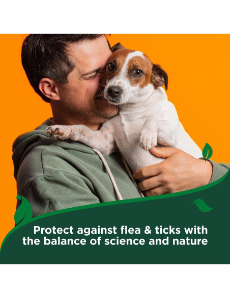 Champú Natural Vet's Best 355 ml para Perros contra Pulgas y Garrapatas