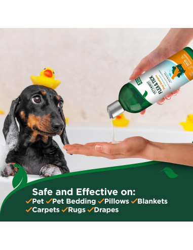 Champú Natural Vet's Best 355 ml para Perros contra Pulgas y Garrapatas