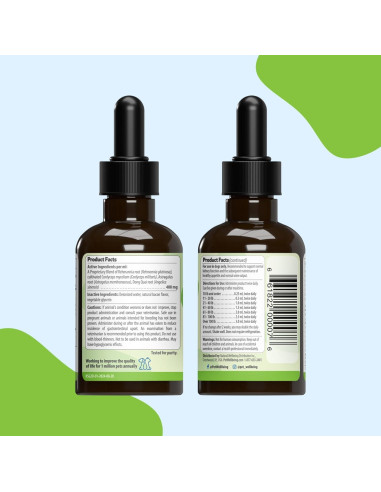 Suplemento Herbal Apoyo Renal Oro Pet Wellbeing 59 ml