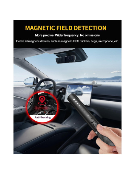 Detector de Cámaras Ocultas HUYNL KT3 - Portátil y Preciso