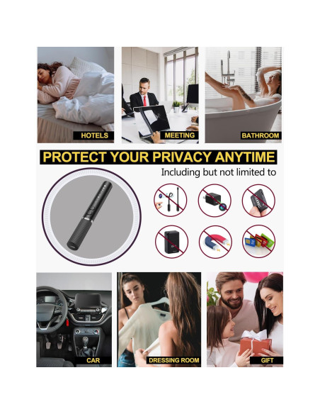 Detector de Cámaras Ocultas HUYNL KT3 - Portátil y Preciso