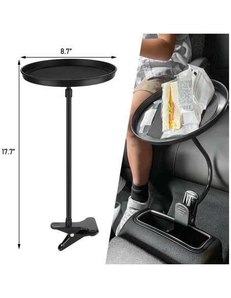 Bandeja de Comida Ajustable para Coche Sylvil 44.9x22.1cm