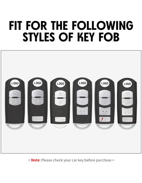 Funda de Llave Silicona Fibra de Carbono WORCAS Mazda Fiat