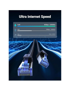 Cable Ethernet UGREEN Cat 8 0.46M 40Gbps 2000MHz para Gaming 2