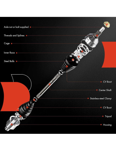 Eje CV A-Premium Izquierdo Toyota Corolla 2003-2008 1.8L