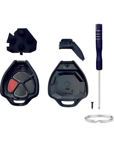 Carcasa de Llave Reemplazo Toyota 4Runner Matrix Rav4 3 Botones