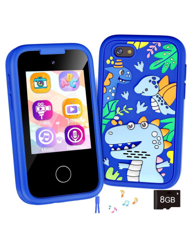 Teléfono Juguete Inteligente WEOLULI Azul 3-10 Años