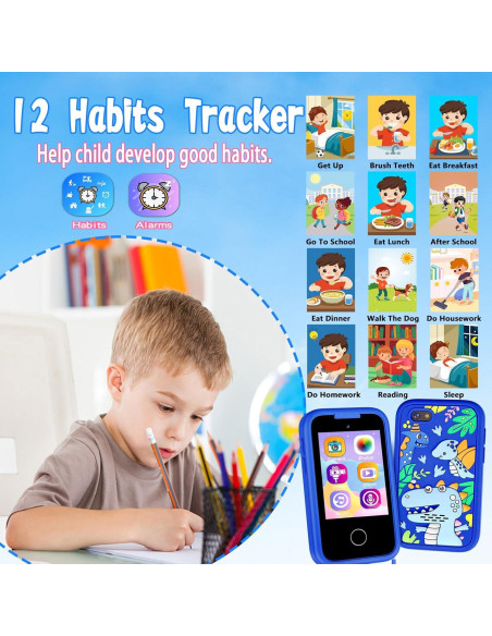 Teléfono Juguete Inteligente WEOLULI Azul 3-10 Años