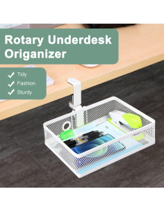 Organizador de Escritorio ROSYLINE Blanco - Cajón Colgante 3 kg 2