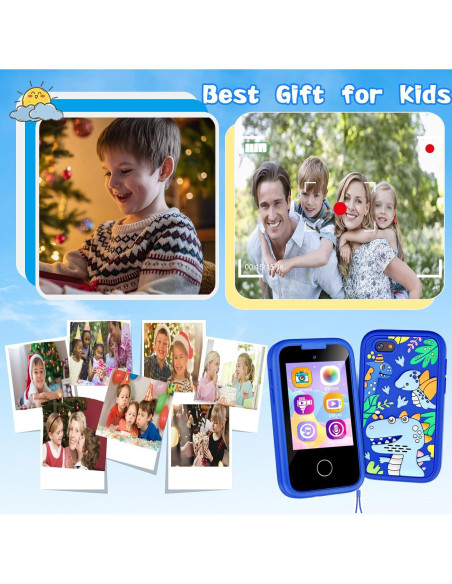 Teléfono Juguete Inteligente WEOLULI Azul 3-10 Años