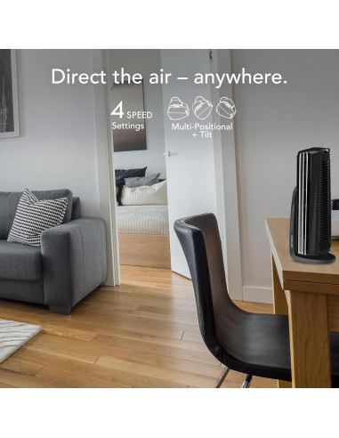 Ventilador Circulador de Aire Vornado Duo 35.56 cm Negro