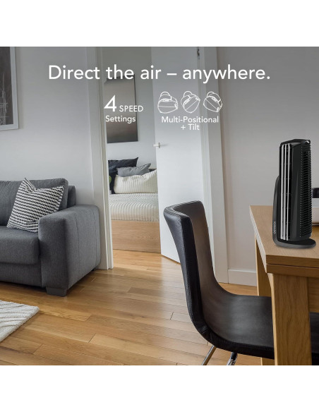 Ventilador Circulador de Aire Vornado Duo 35.56 cm Negro