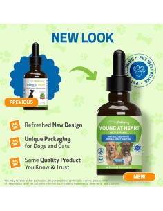 Suplemento Herbal Pet Wellbeing Joven de Corazón para Perros 59 ml 2