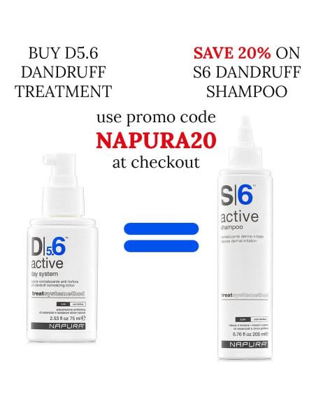NAPURA D5.6 Acondicionador Anticaspa 75 ml - Spray para Cuero Cabelludo