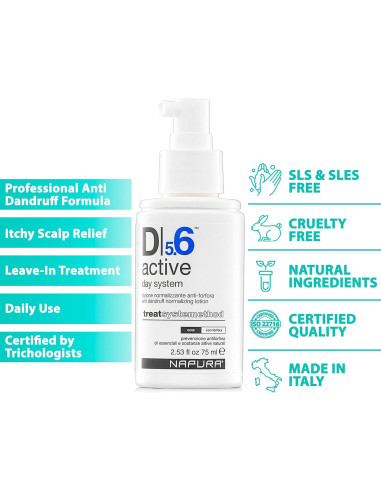 NAPURA D5.6 Acondicionador Anticaspa 75 ml - Spray para Cuero Cabelludo