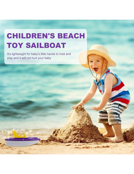 Juguete de Baño Barco de Plástico TOYANDONA 28x11.5cm