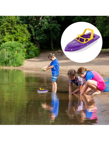 Juguete de Baño Barco de Plástico TOYANDONA 28x11.5cm