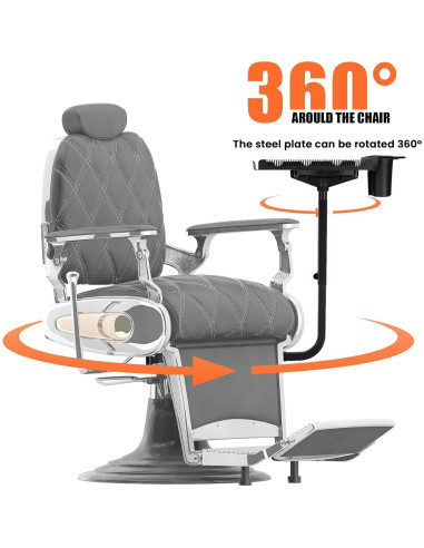 Bandeja Giratoria Ajustable Noverlife para Silla de Estilista