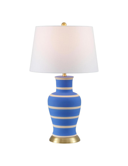 Lámpara de Mesa JONATHAN Y JYL4026L Cerámica 73.66 cm Azul/Beige