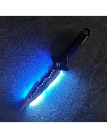 Daga LED Futuro IUUBVV 29.5 cm para Disfraces Halloween