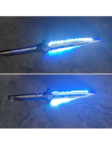 Daga LED Futuro IUUBVV 29.5 cm para Disfraces Halloween