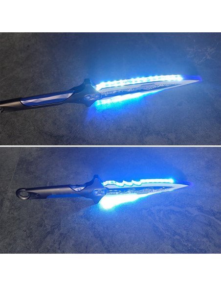 Daga LED Futuro IUUBVV 29.5 cm para Disfraces Halloween