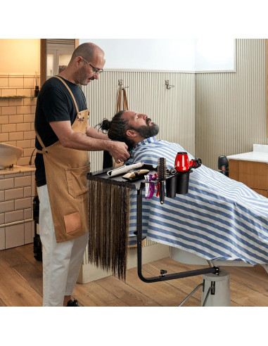 Bandeja Giratoria Ajustable Noverlife para Silla de Estilista