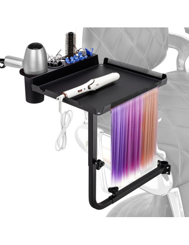 Bandeja Giratoria Ajustable Noverlife para Silla de Estilista