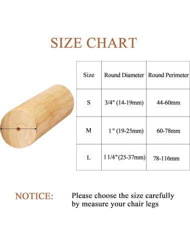 16 Tapas de Silicona para Patas de Silla Kotiorname 3.18 cm