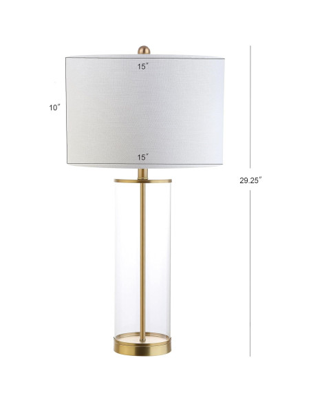 Lámpara de Mesa JONATHAN Y JYL2005A LED 74.3 cm Vidrio Oro