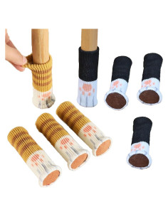 Set de 8 Calcetines para Sillas Antideslizantes Xnxnzhho