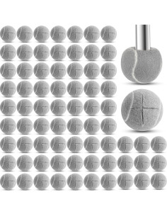 Pelotas de Tenis Precortadas Macarrie 300 Pcs 6.3 cm Antideslizantes 2
