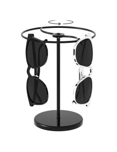 Organizador de Gafas de Sol Rotatorio 360 Justsoso Negro