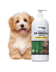 Aceite de Pescado Omega 3 K9 Liquid Health 473 ml para Perros