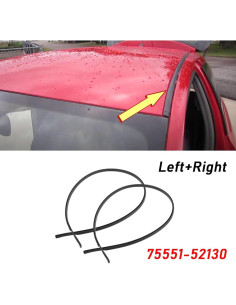 Moldura de Goteo de Techo Bayyee para Toyota Yaris 2007-2011 2