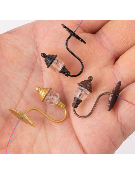 Apliques de Pared Miniatura DOITOOL 2.2x2.7cm Dorado 4Pcs