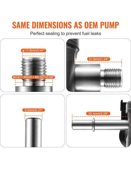 Bomba de Combustible Alta Presión VEVOR EP1028 para Chevrolet y Buick