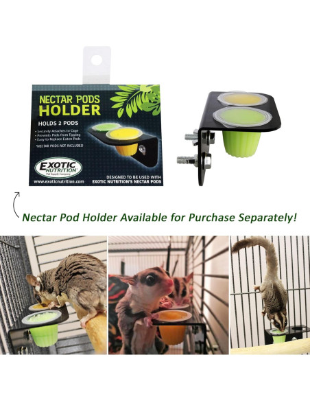 Nectar Pods Exotic Nutrition - Paquete de 4 Gelatinas Frutales