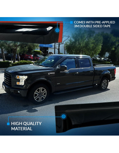 Visores de Ventana TuningPros para Saturn Relay 2005-2007, Ahumado