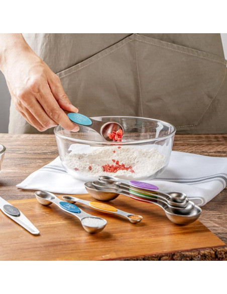 Juego de cucharas medidoras 8 piezas Met Lux acero inoxidable