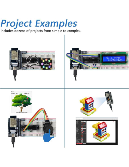Kit de Inicio FREENOVE ESP32-WROVER CAM 240 MHz 122 Proyectos