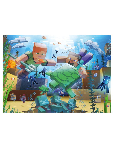 Rompecabezas Ravensburger Minecraft Mosaico 1000 Piezas 70x50cm