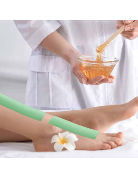 Kit de Depilación con Tiras de Cera Yaomiao 250 Piezas Verde