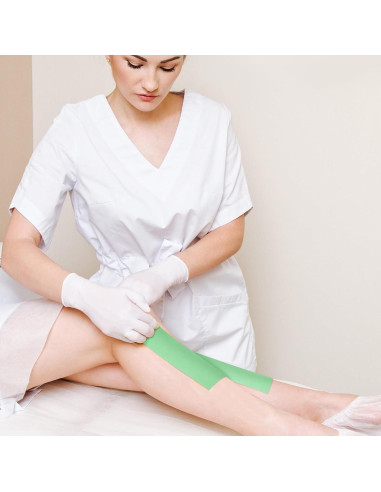 Kit de Depilación con Tiras de Cera Yaomiao 250 Piezas Verde