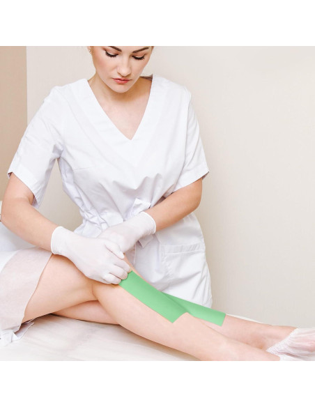 Kit de Depilación con Tiras de Cera Yaomiao 250 Piezas Verde